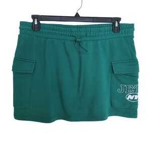 NFL New York Jets Green Cargo Mini Skirt Women's Size L